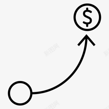 收入薪金企业管理锐利图标图标