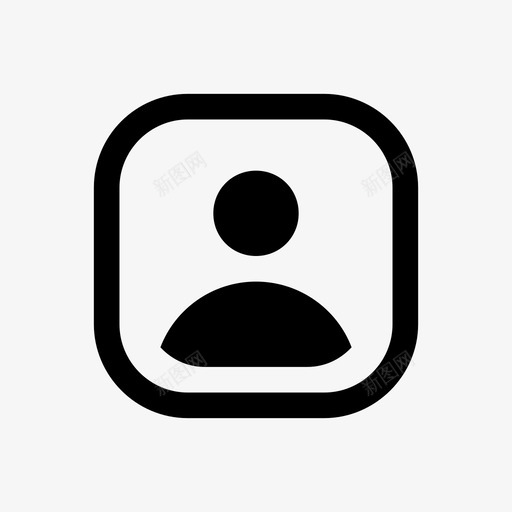 个人资料账户头像图标svg_新图网 https://ixintu.com 个人简介 个人资料 头像 用户 账户