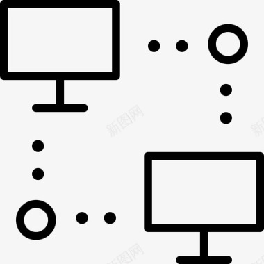 计算机设备断开连接图标图标