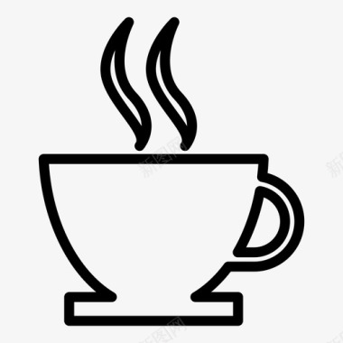 茶咖啡杯子图标图标