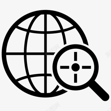 gps全球位置图标图标