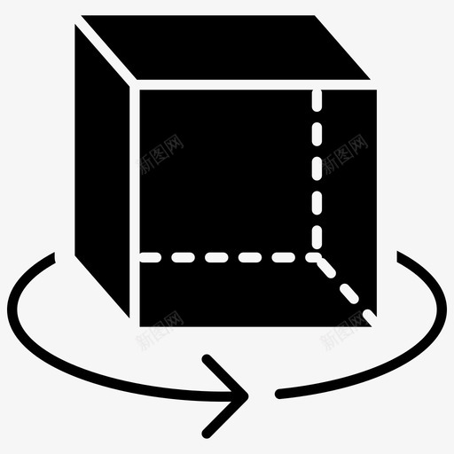 三维技术三维模型虚拟现实字形图标svg_新图网 https://ixintu.com 三维技术 三维模型 虚拟现实字形图标