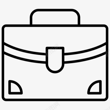 商业案例公文包文件夹图标图标