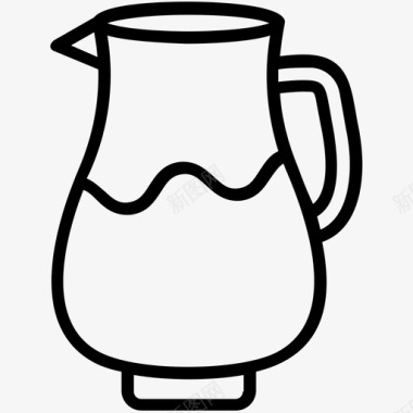 水壶饮料壶烧瓶图标图标