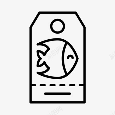 鱼店活动鱼市场图标图标