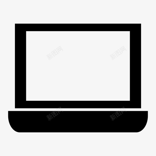 笔记本电脑显示器液晶显示器图标svg_新图网 https://ixintu.com 技术 显示器 液晶显示器 笔记本电脑 网页设计和用户界面