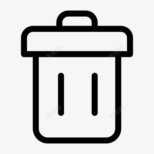 垃圾箱删除垃圾桶图标svg_新图网 https://ixintu.com 删除 垃圾桶 垃圾箱