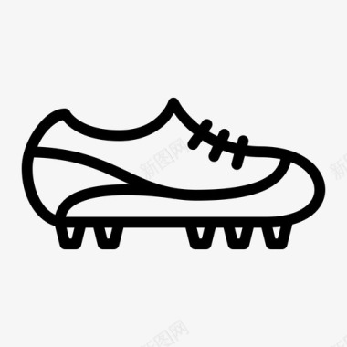 鞋夹板足球图标图标
