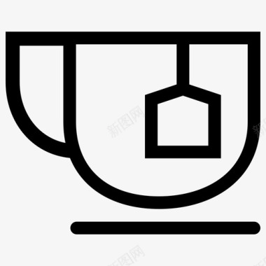 茶杯早餐饮料图标图标