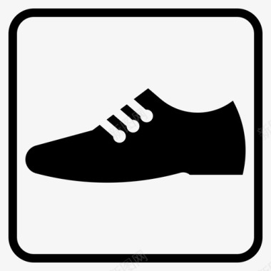 皮革工业农舍制鞋图标图标