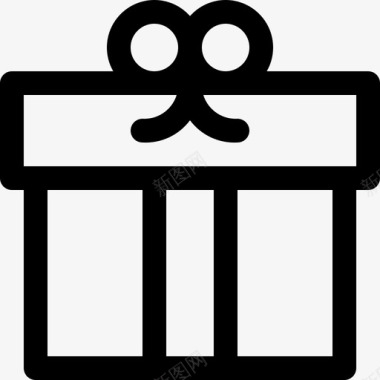 礼品应用程序银行用户界面图标图标