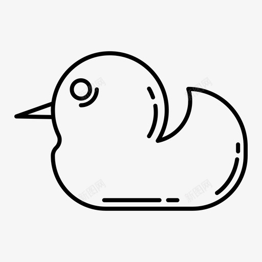 鸭子婴儿浴缸图标svg_新图网 https://ixintu.com 婴儿 婴儿工具概述 橡胶鸭子 浴缸 玩具 鸭子