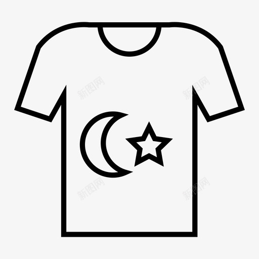 T恤衣服电子商务图标svg_新图网 https://ixintu.com T恤 电子商务 衣服 购物