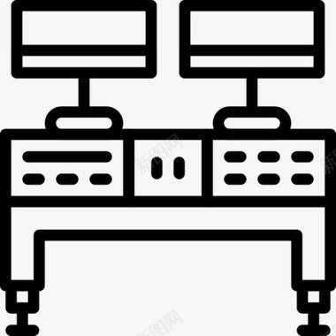 控制站交货物流图标图标