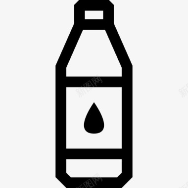 水瓶矿物塑料图标图标