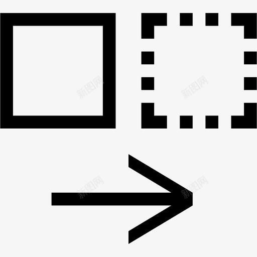 向右移动对齐侧面图标svg_新图网 https://ixintu.com 侧面 向右移动 对齐 微小