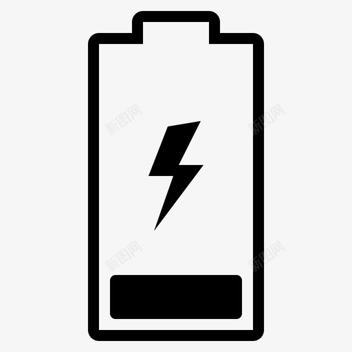 电池非常低充电指示灯图标svg_新图网 https://ixintu.com 充电 带有图标 指示灯 电池充电指示灯充满 电池非常低 非常低