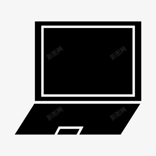 笔记本电脑电脑互联网图标svg_新图网 https://ixintu.com 互联网 作品 在线 字形 市场开发 电脑 笔记本电脑 网页设计