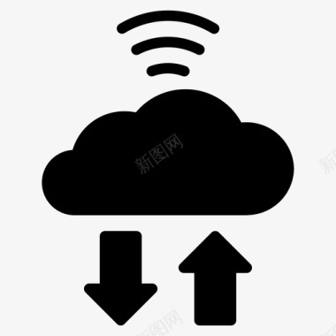 云互联网物联网图标图标