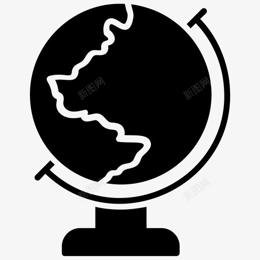 表球桌球地理图标svg_新图网 https://ixintu.com 地图 地图和导航字形图标 地理 桌球 表球