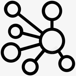 矢量数据管理网络拓扑网络架构网络图图标高清图片