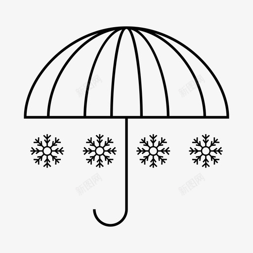 雨伞雨天雨季图标svg_新图网 https://ixintu.com 冬季 用户界面 网页搜索引擎优化 雨伞 雨天 雨季