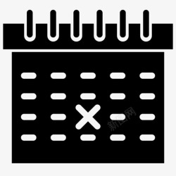 服务可用性可用性日历时钟图标高清图片
