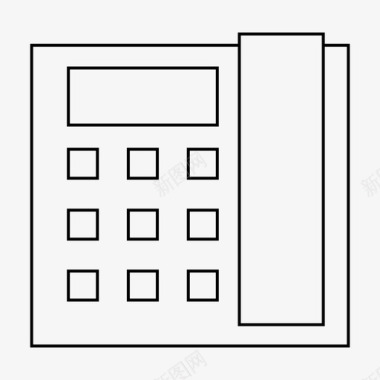 电话通讯广告和媒体材料标图标图标