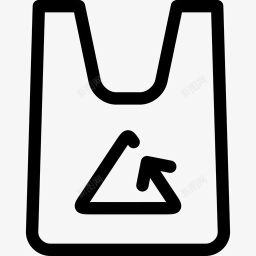 可回收包装环保包装线性包装图标svg_新图网 https://ixintu.com 可回收包装 环保包装 线性包装