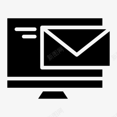 电子邮件通讯信息图标图标