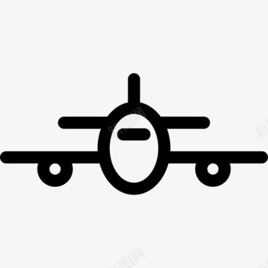 飞机机场标志直线图标图标