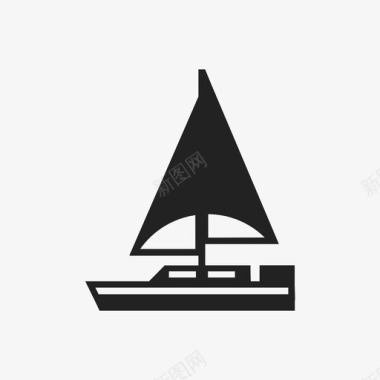 船海军帆船图标图标