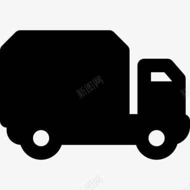 回收车运输环保图标图标