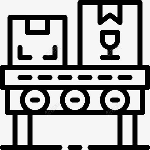 输送带交货物流图标svg_新图网 https://ixintu.com 交货 包装 物流 装运 输送带 预处理交货第一卷概述