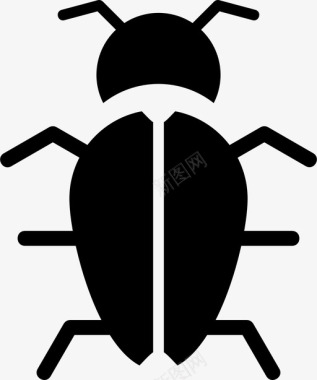 昆虫动物甲虫图标图标