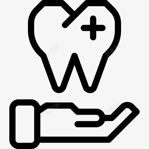 牙科医学病人图标svg_新图网 https://ixintu.com 医学 治疗 牙科 病人