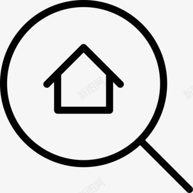 搜索房屋建筑房地产图标图标
