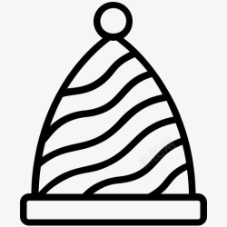 毛线帽图标毛线帽针织帽冬装图标高清图片