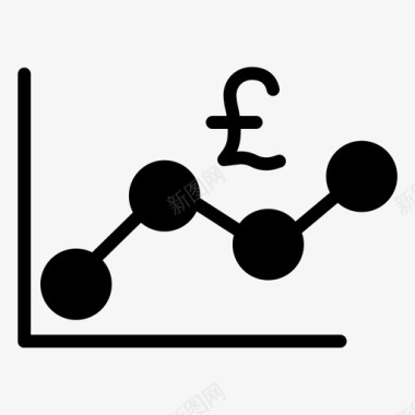 图表分析货币图标图标