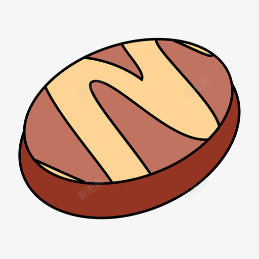 Breadsvg_新图网 https://ixintu.com Bread 填充 扁平 多色 简约 可爱 圆润