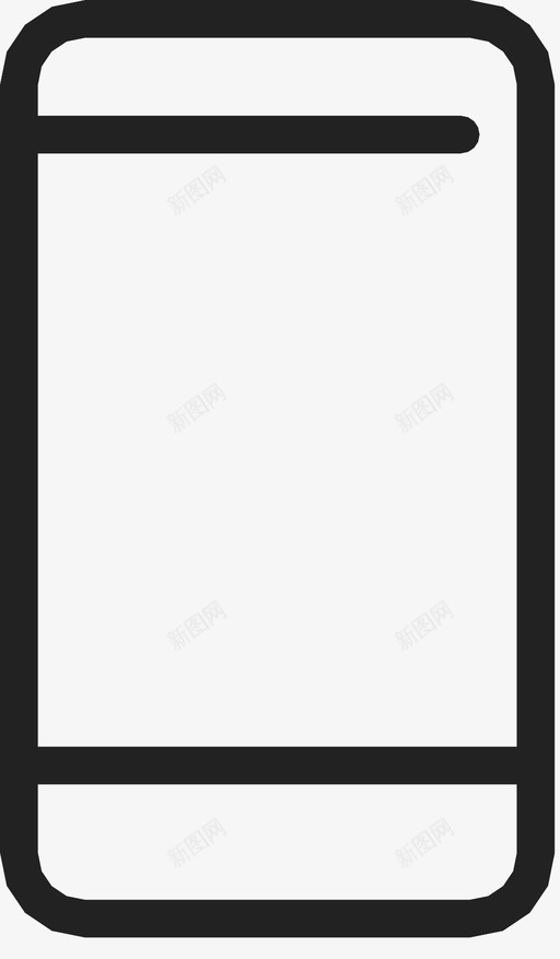 手机设备线路图标svg_新图网 https://ixintu.com smaphone 手机 线路图标 设备