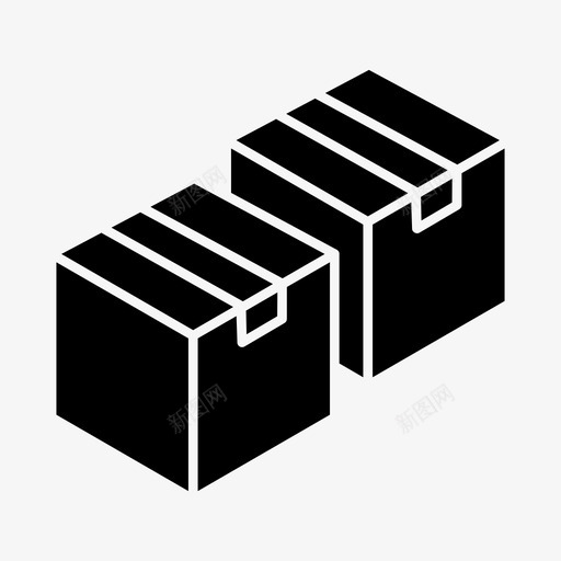 包装箱子货物图标svg_新图网 https://ixintu.com 包装 箱子 货物 运输