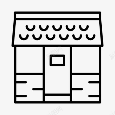 商店建筑拉丁美洲图标图标