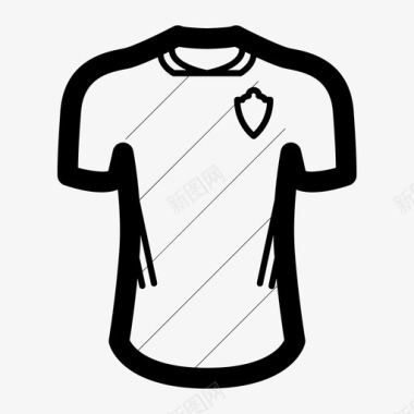 瑞典球衣足球球衣图标图标