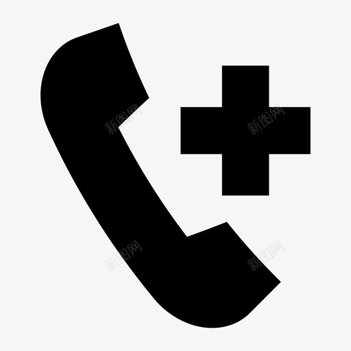 呼叫紧急呼叫传唤图标svg_新图网 https://ixintu.com 传唤 医疗 医疗保健 医院 呼叫 电话 紧急呼叫