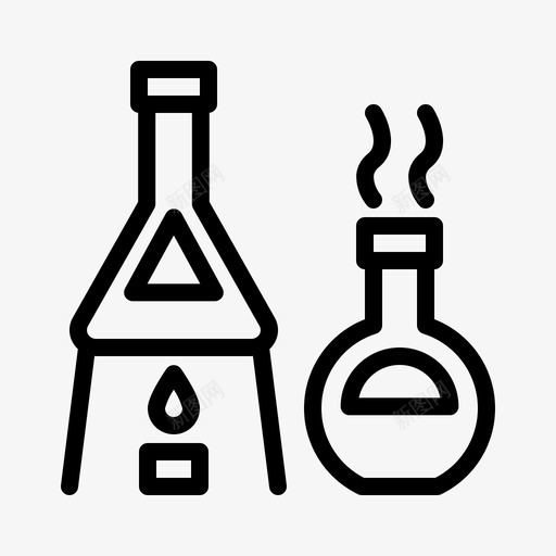 化学返校配方图标svg_新图网 https://ixintu.com 化学 科学 返校 配方