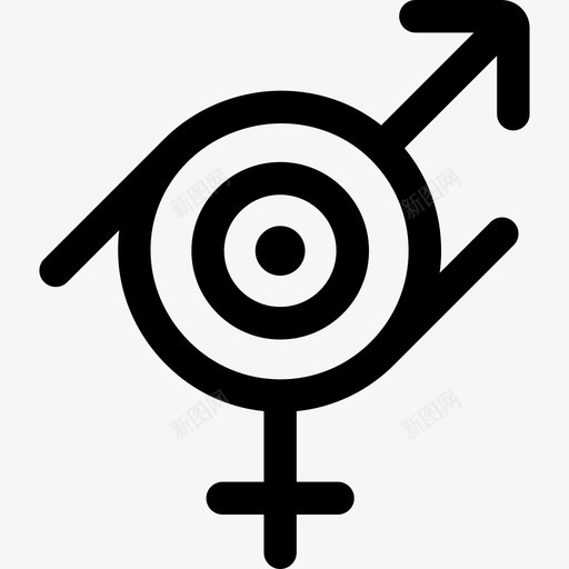 性别声音形状性别图标svg_新图网 https://ixintu.com 形状 性别 性别声音