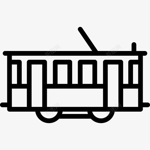 有轨电车市区直达图标svg_新图网 https://ixintu.com 市区 有轨电车 直达