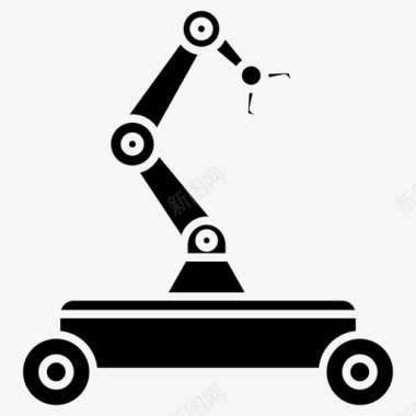 机器人机器人手臂机器人技术图标图标