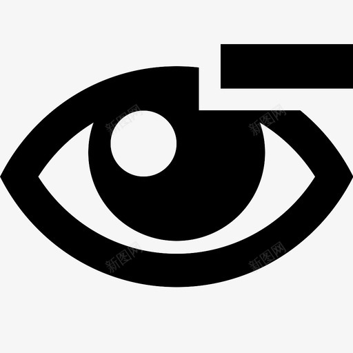 眼睛看睁开图标svg_新图网 https://ixintu.com 看 眼睛 睁开
